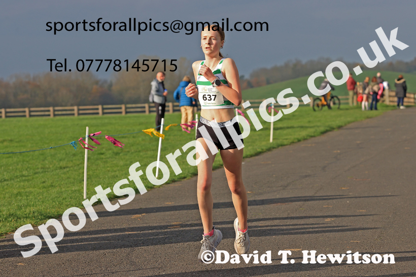Mens and Womens Under-17s and Under-20s 2025 Heaton Memorial 10k Road Race, Newcastle Town Moor, Sunday, November 9th. Photo: David T. Hewitson/Sports for All Pics